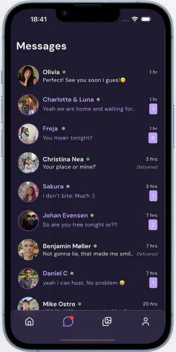 OnlyMore chat interface
